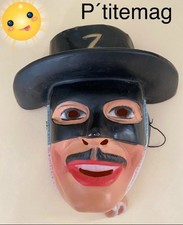 Ancien Masque Plastique Zorro