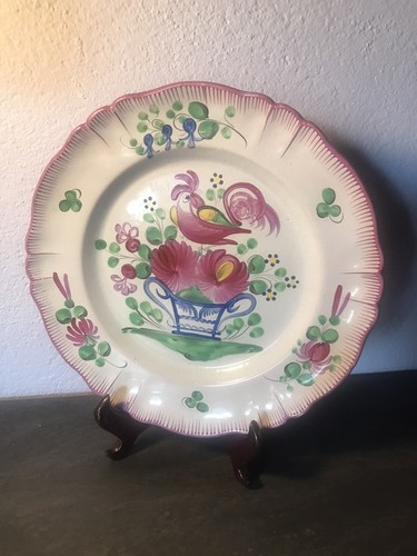 Ancienne assiette décor - ancienne,