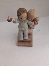 Enesco Figurine (Is it Really Santa 1988)