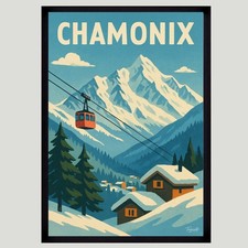 Affiche Poster mural CHAMONIX