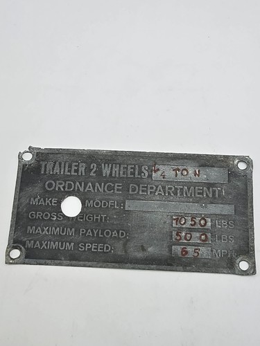 Plaque trailer wheels - plaque,