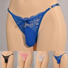 Pochette slip résille sexy homme tendance sous vêtement taille basse pour tout