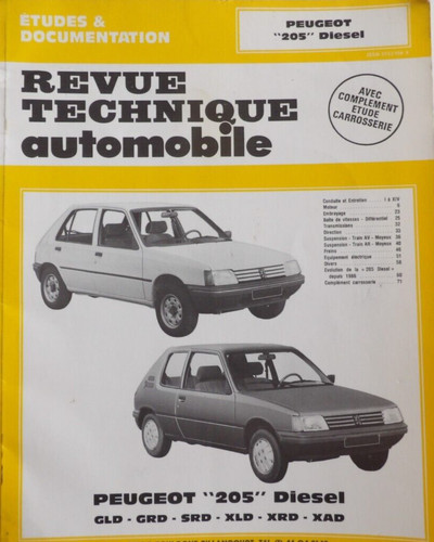 Revue technique automobile rta - revue,
