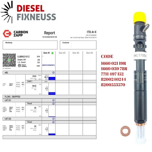 Injecteur renault clio megane - injecteur,