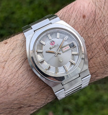 Montre automatique Rado Silver stag - révisée - 36mm - ETA 2798 - Cadran rare