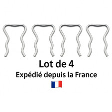 Lot 4 Agrafes Clip Retour