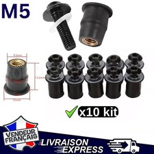 10 VIS ÉCROU M5 FIXATION