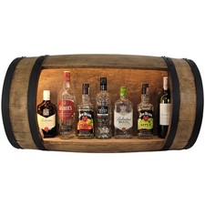 Barreau suspendu en bois LED