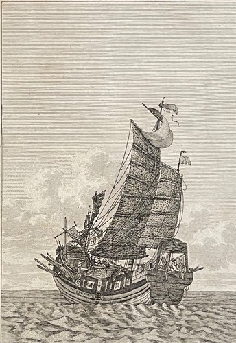 Chine jonque chinoise 1847 - chine, de