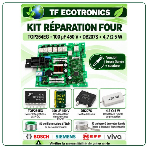 Kit réparation four bosh - réparation,