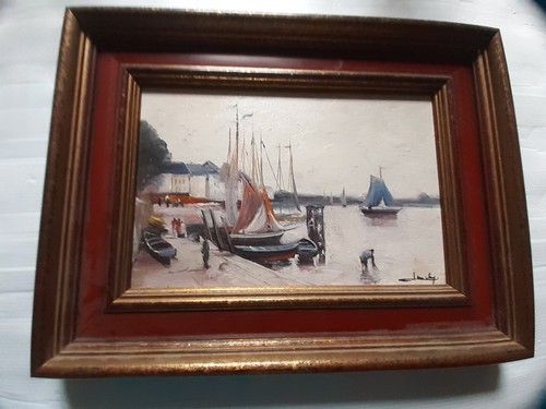 Tableau marine scène de - scène,