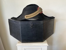 Ancien Bicorne De Polytechnicien Avec Boîte De Transport
