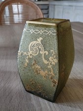 Vase Art Nouveau verre givré
