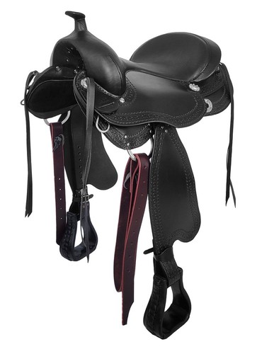 Selle western sans arbres