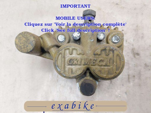 Etrier frein avant gauche - etrier,
