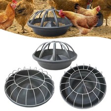 Mangeoire à poulets portable de grande capacité pour poules, canards, oies