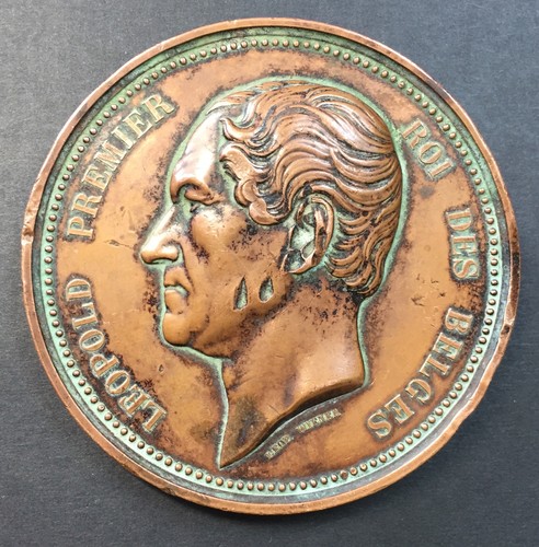 Médaille cuivre léopold 1er - médaille,