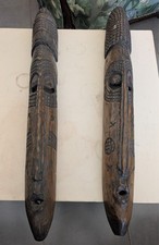 2 Statuettes Masque Tribal