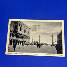 PIAZZETTA E ISOLA S. GIORGIO VENICE - SMALL POSTCARD