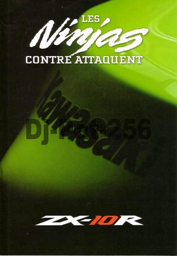 Brochure moto kawasaki zx - moto, :