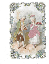 Chromo  ancien découpis