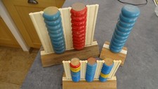 LOT 3 ANTIQUE ABACUS SCHOOL ABACUS EDUCATIONAL MATERIAL DECORATION