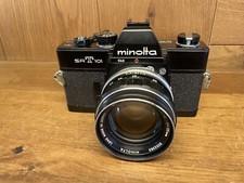 *Rare Black : Near Mint* Minolta SRT 101 ( SRT 201 ) Film Camera MC 58mm F/1.4