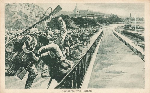 Carte postale ww1 prise - carte,