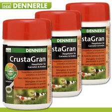 Dennerle 3 x 100 ML Crustagran Nourriture Complète Crevettes Aquarium Élevage