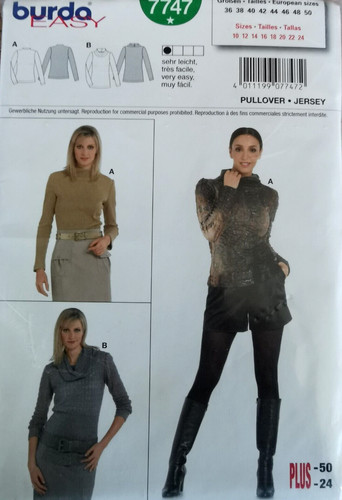 7747 patron burda creations - patron,