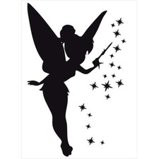 Fée clochette autocollant