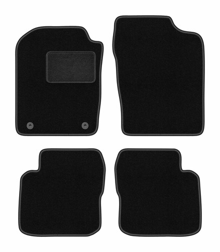 Tapis sol velours noir - de,