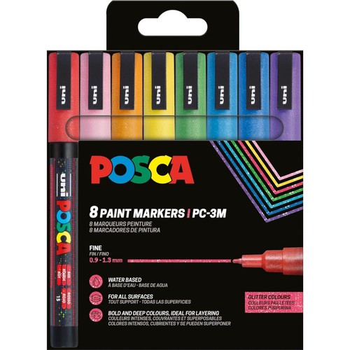 Pochette marqueurs posca - marqueurs,