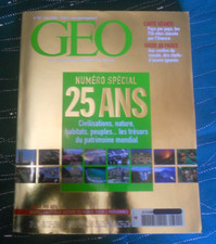 MAGAZINE Géo revue N° 301 mars 2004 - spécial 25 ans + carte géante