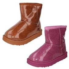 Bottes Plates Spot On Pour Filles *H4188*