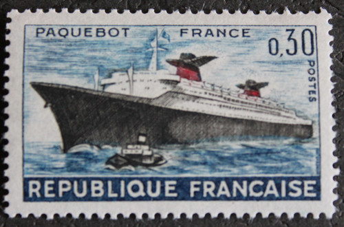 Timbre france paquebot - timbre,