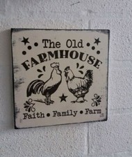 Ancienne plaque à suspendre