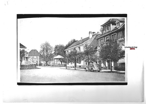 Plaque verre photo ancienne