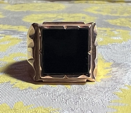 Bague chevalière plaqué - chevaliÈre, or