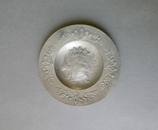 coupelle en étain, porc épic