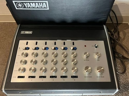 Yamaha 6ch mixer - em-70,