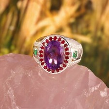 Naturel Améthyste, Rubis &