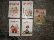 LOT DE 4 ANCIENS BIBLIOTHEQUE