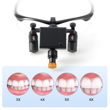 3.0X-6.0X Dental Medical Surgical Ergo Binocular Loupes /5W LED Head Light