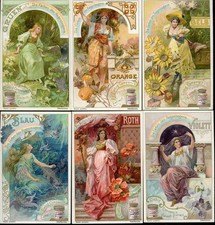 LIEBIG 1901 GERMAN TRADE CARDS UNIFICATO #661, THE COLORS OF THE RAINBOW ! G48