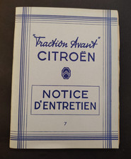 Notice d'entretien Citroën