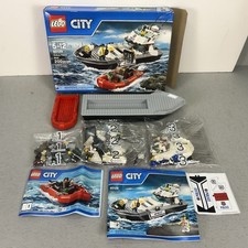 LEGO CITY Police Patrol Boat 60129 New Open/Damaged Box Retired Complete!