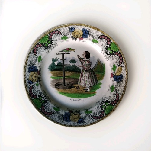 Assiette trompe oeil - assiette, trompe-l'oeil