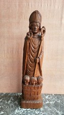 STATUE EN BOIS SCULPTEE