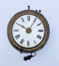 Antique Mini Comtoise Romanet et Cie Movement Clock Clock Clock 19th Century